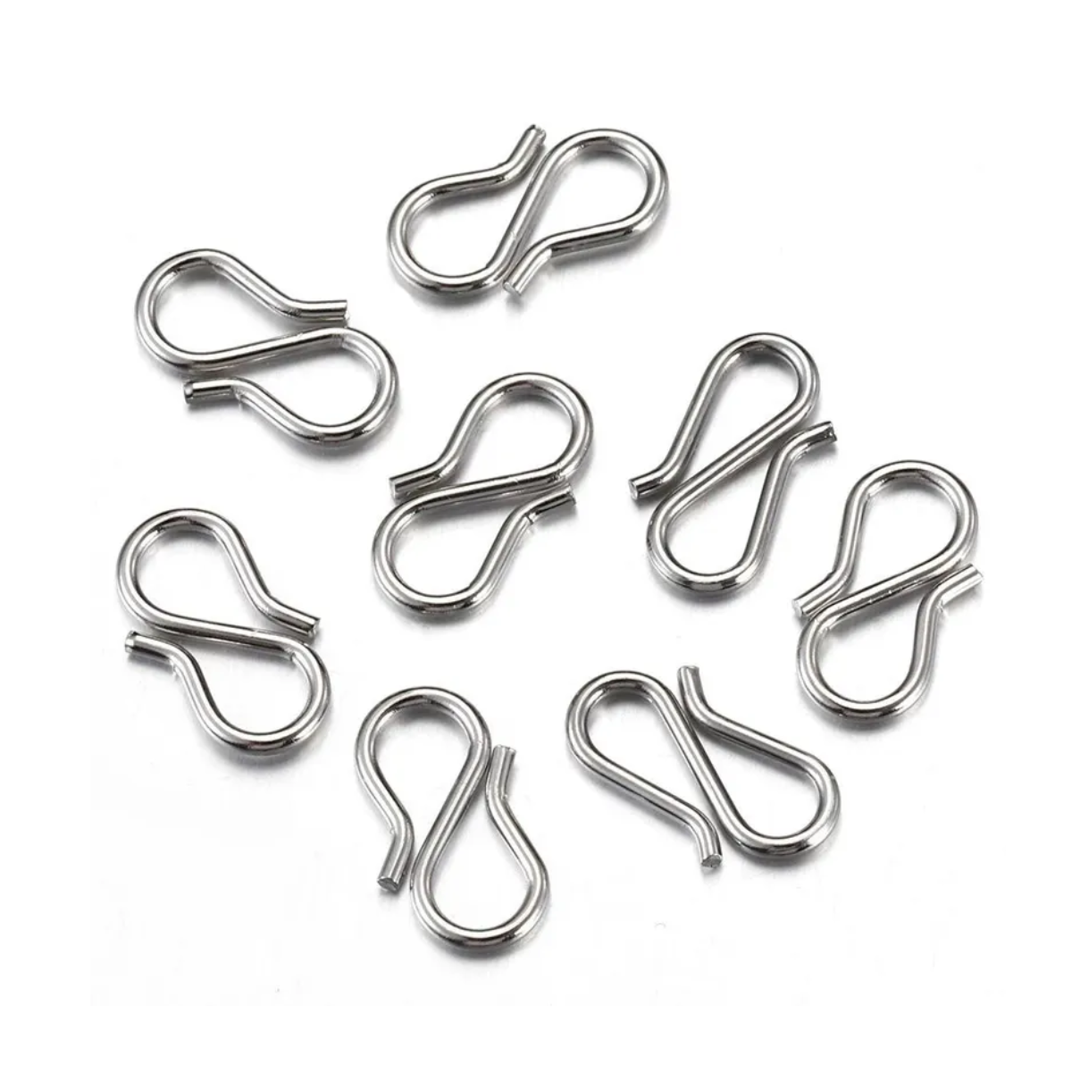 Premium Stainless Steel S-Buckles 20pcs