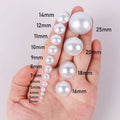 White Shell Pearl beads All Size (2mm-10mm)