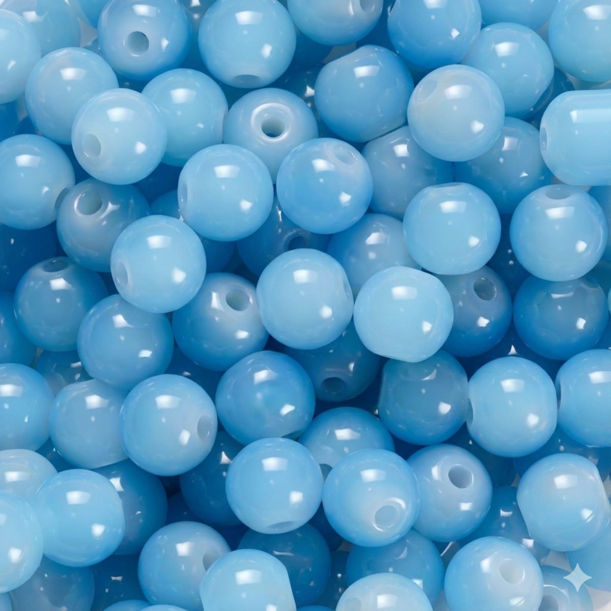 8mm Marble Beads Plain Solid Color Stone | Premium Quality
