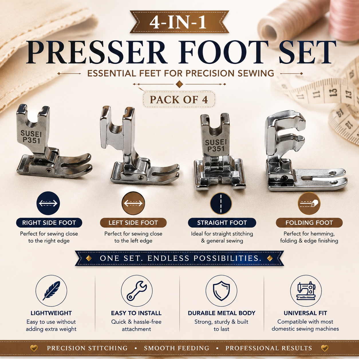 Universal Sewing Machine Foot