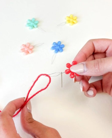Flower Shaped Needle Threader | Easy & Ergonomic Sewing
