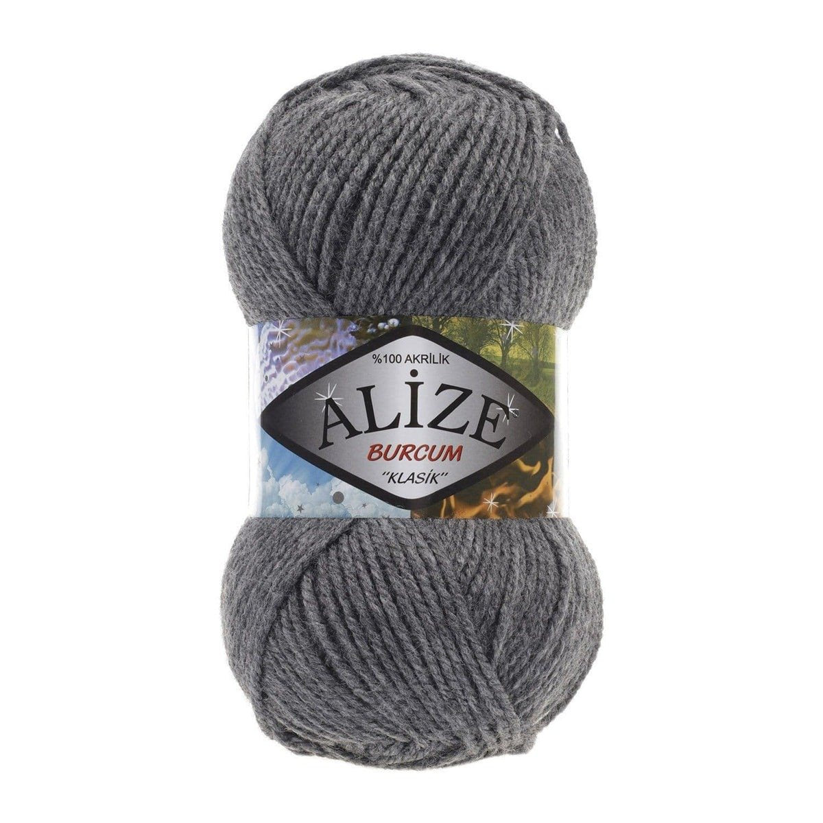 Alize Burcum Klasik Yarn – 100% Acrylic, 100g Skein, 210m
