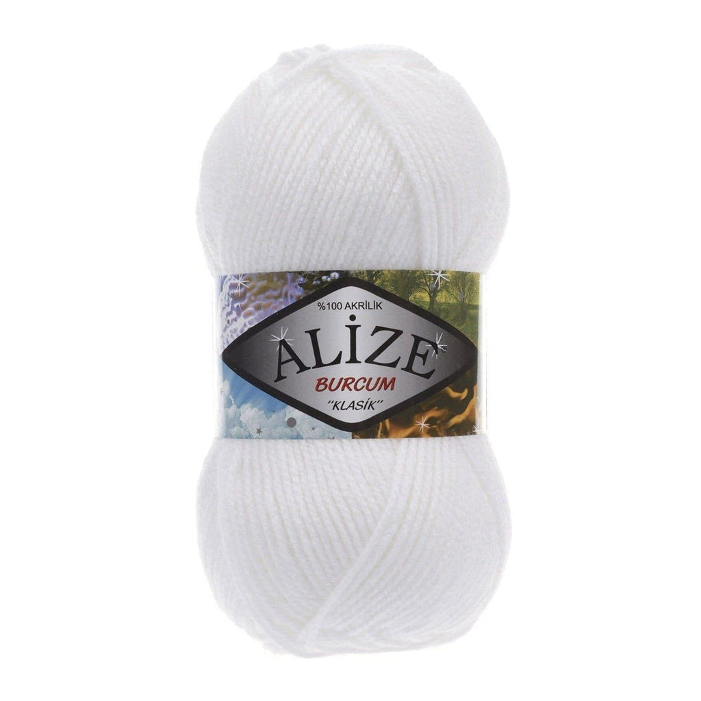 Alize Burcum Klasik Yarn – 100% Acrylic, 100g Skein, 210m