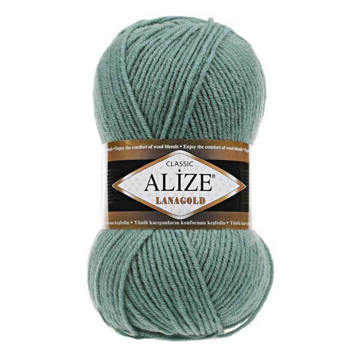 Alize Lanagold Wool Blend Yarn (49% Wool, 51% Acrylic)