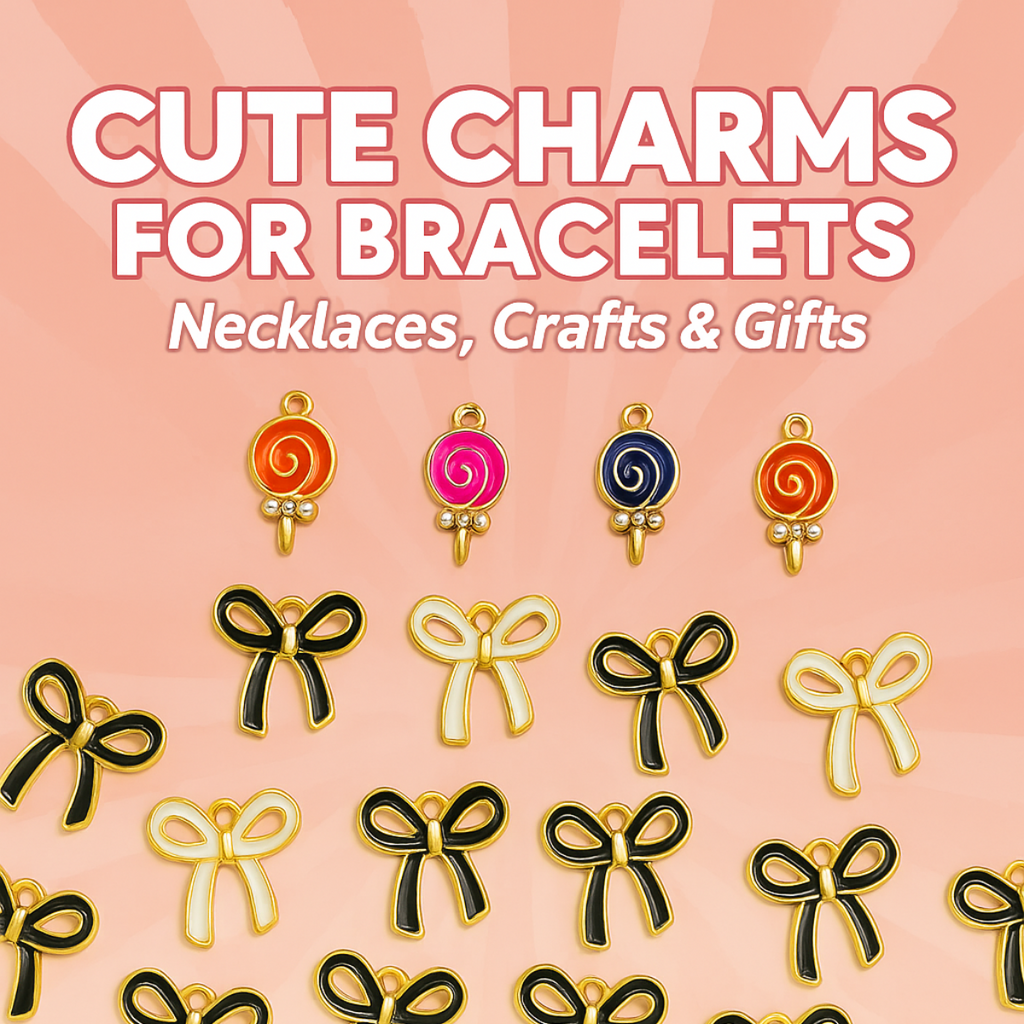 Cute Cartoon Enamel Charms for Bracelets & Jewelry