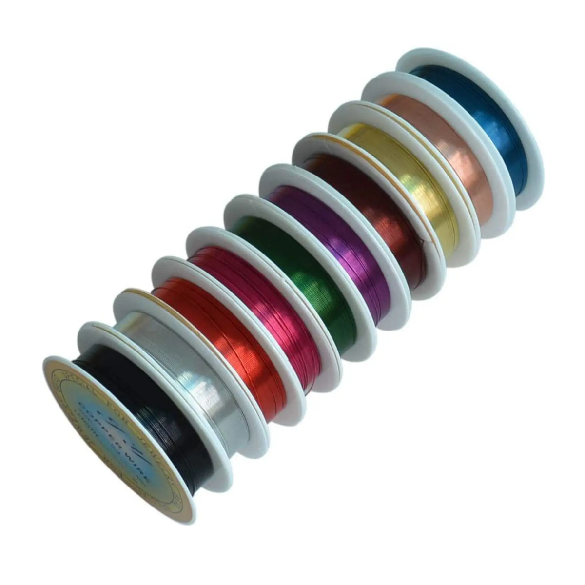 Multicolor Copper Jewelry Wire 10 Rolls