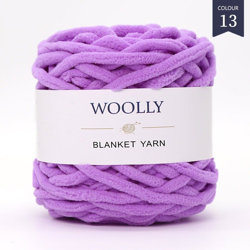 Imported Woolly Blanket Yarn (100g) | Ultra Soft Warm