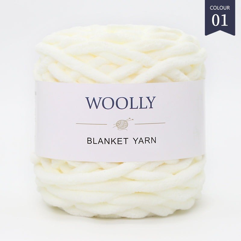 Imported Woolly Blanket Yarn (100g) | Ultra Soft Warm