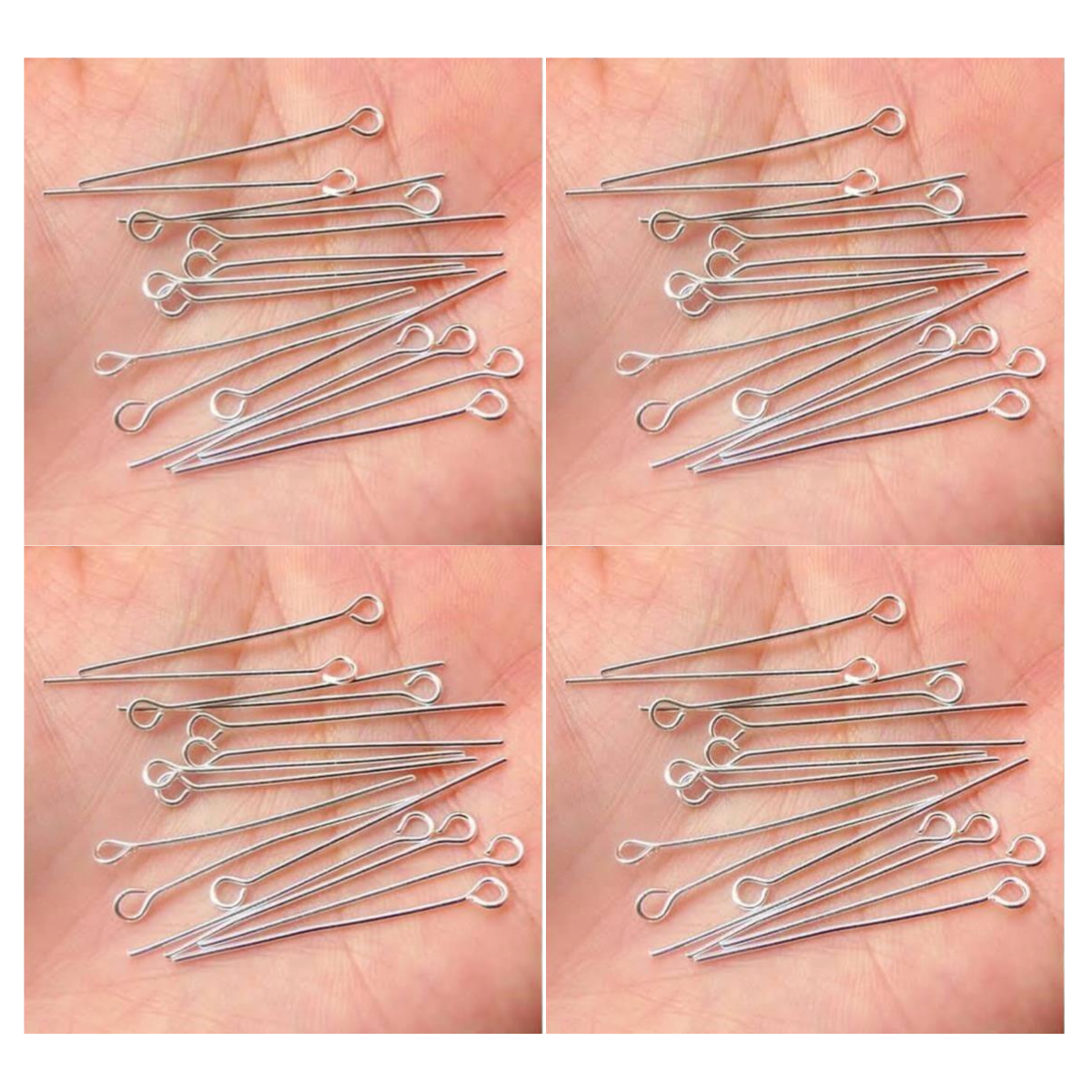 Gold & Silver Eye Pins (10g) | Essential Jewelry Making DIY
