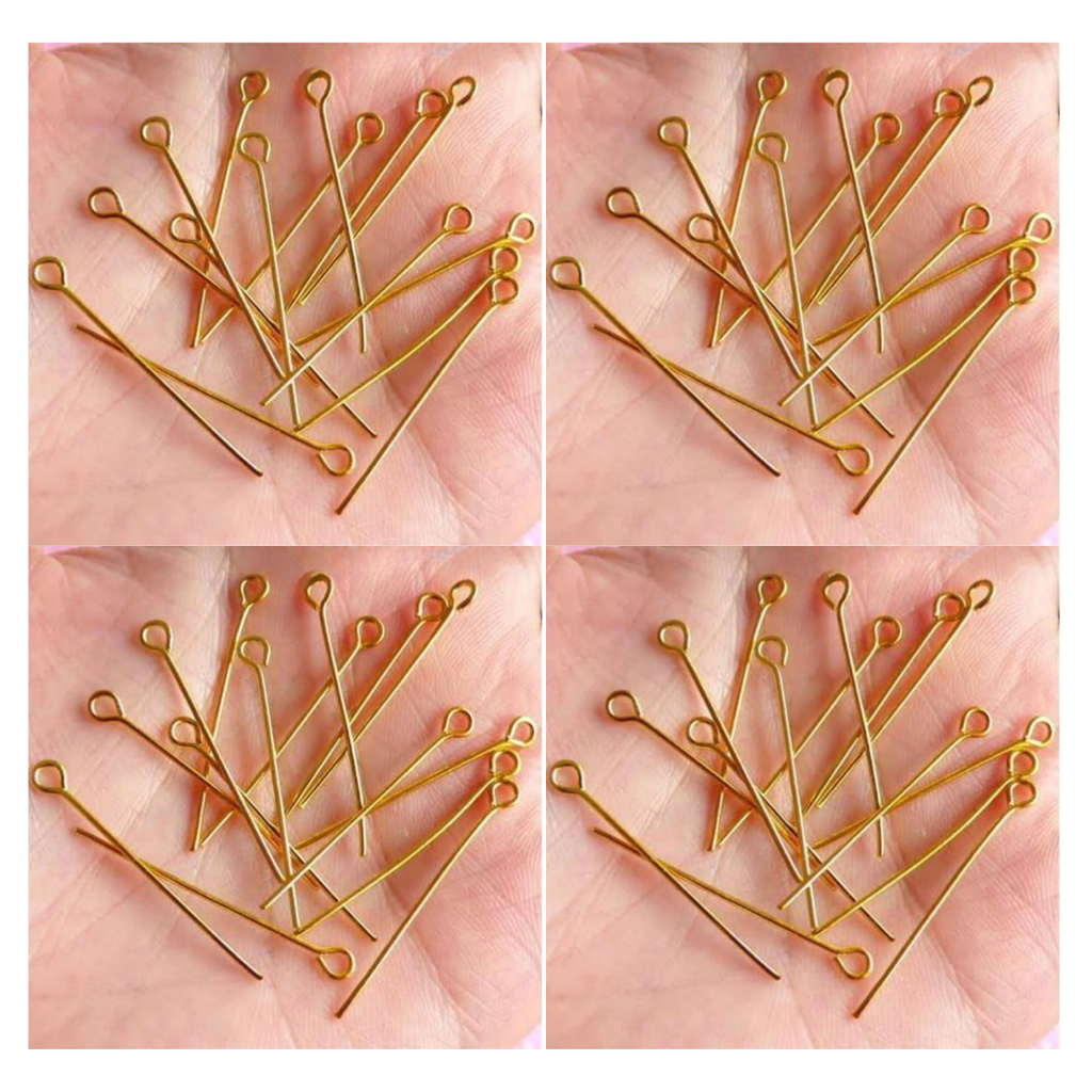 Gold & Silver Eye Pins (10g) | Essential Jewelry Making DIY