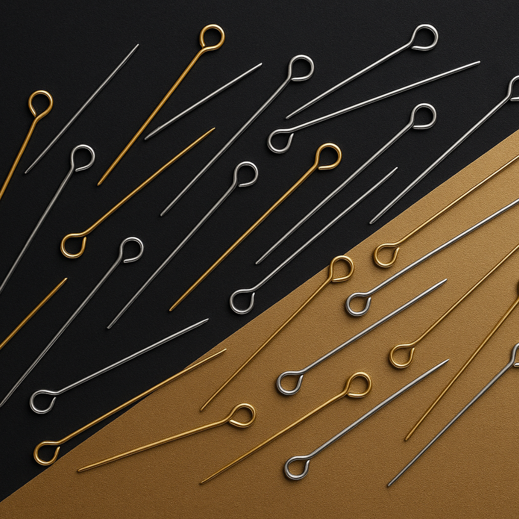 Gold & Silver Eye Pins (10g) | Essential Jewelry Making DIY