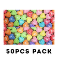 Vibrant Heart & Butterfly Charms Beads | Multicolor Acrylic