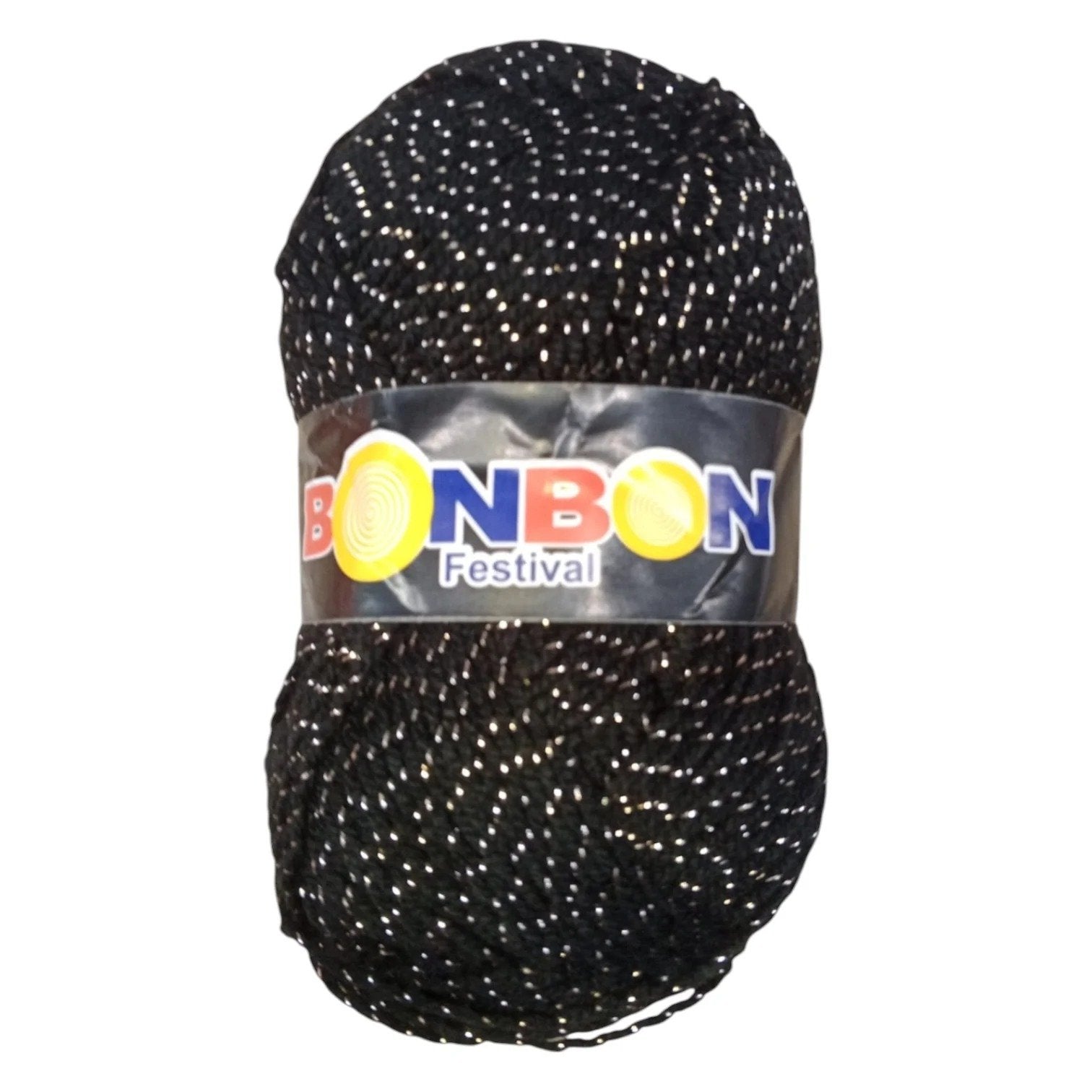 Bonbon Festival Tilla Wool Yarn – 90% Acrylic + 10% Sparkle, 70–80g Ball