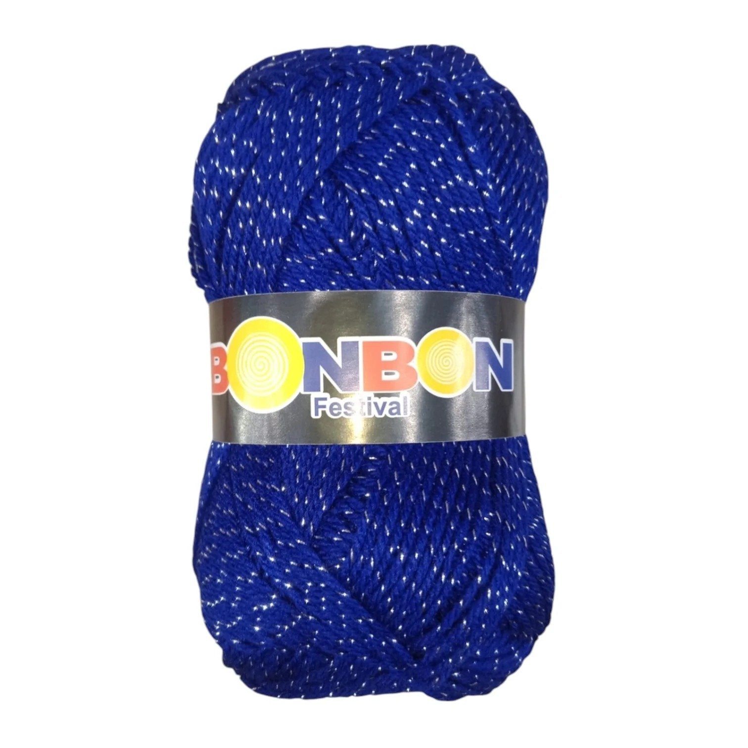 Bonbon Festival Tilla Wool Yarn – 90% Acrylic + 10% Sparkle, 70–80g Ball
