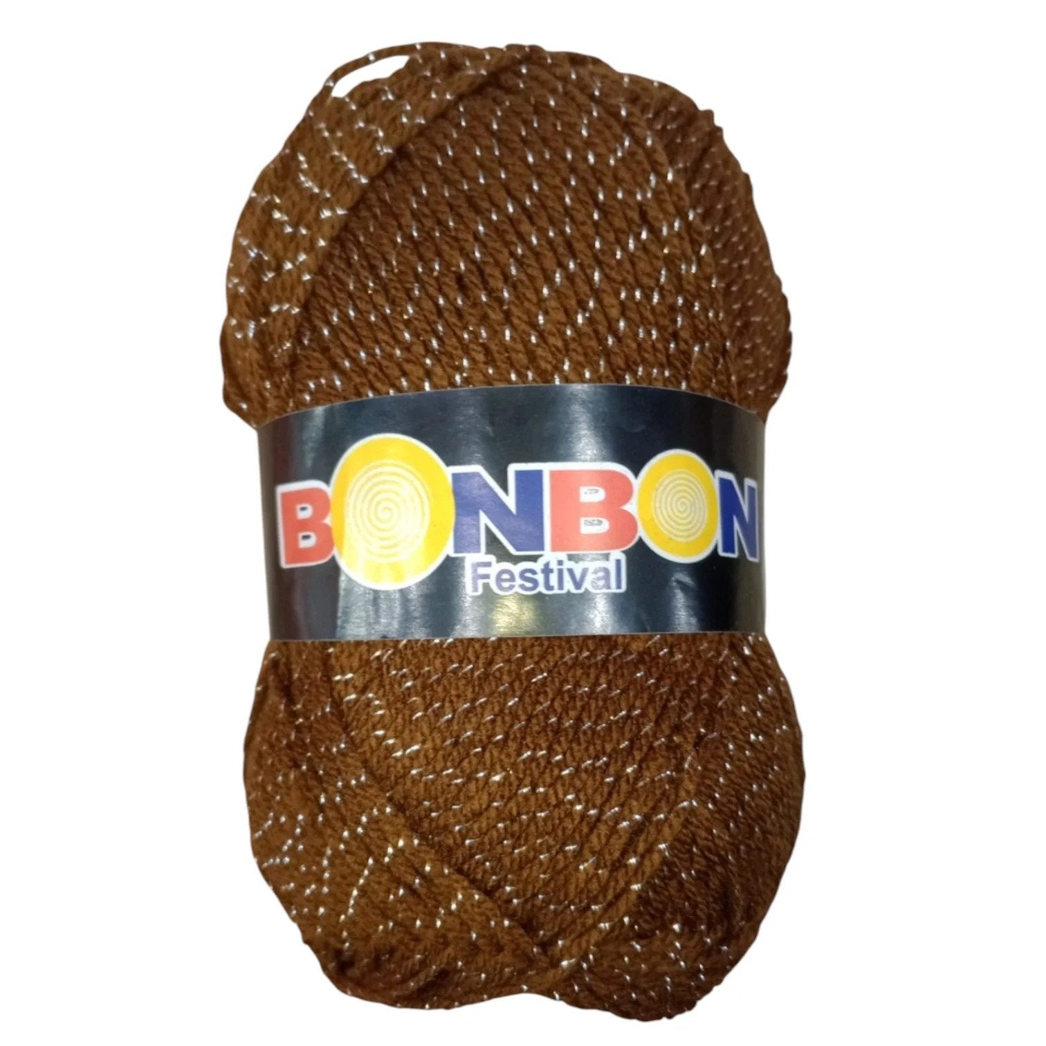 Bonbon Festival Tilla Wool Yarn – 90% Acrylic + 10% Sparkle, 70–80g Ball