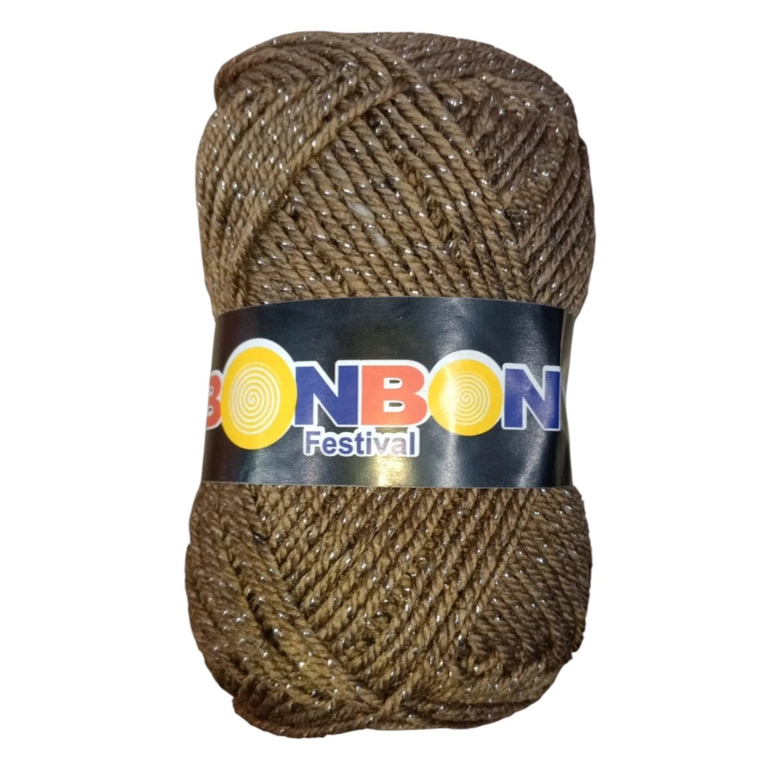 Bonbon Festival Tilla Wool Yarn – 90% Acrylic + 10% Sparkle, 70–80g Ball