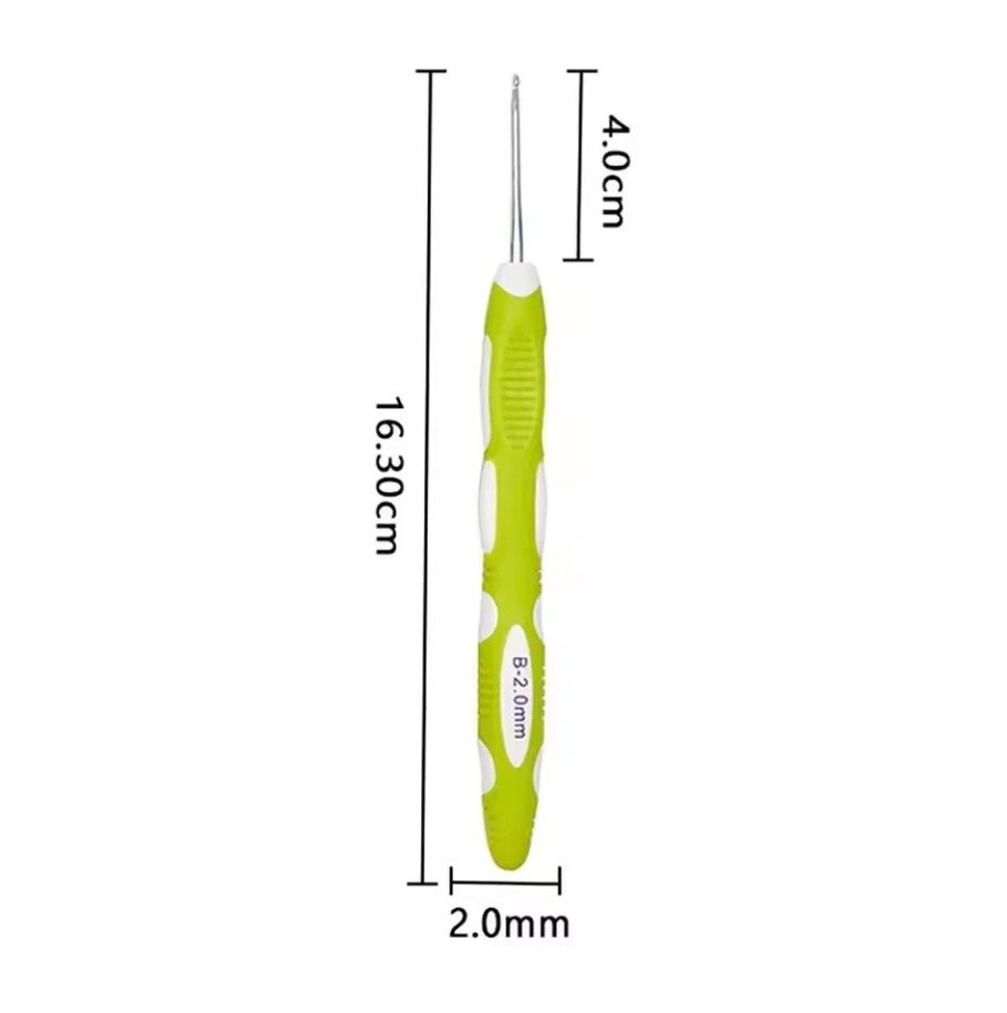 Ergonomic Crochet Hooks | Single or Full 9pc Set