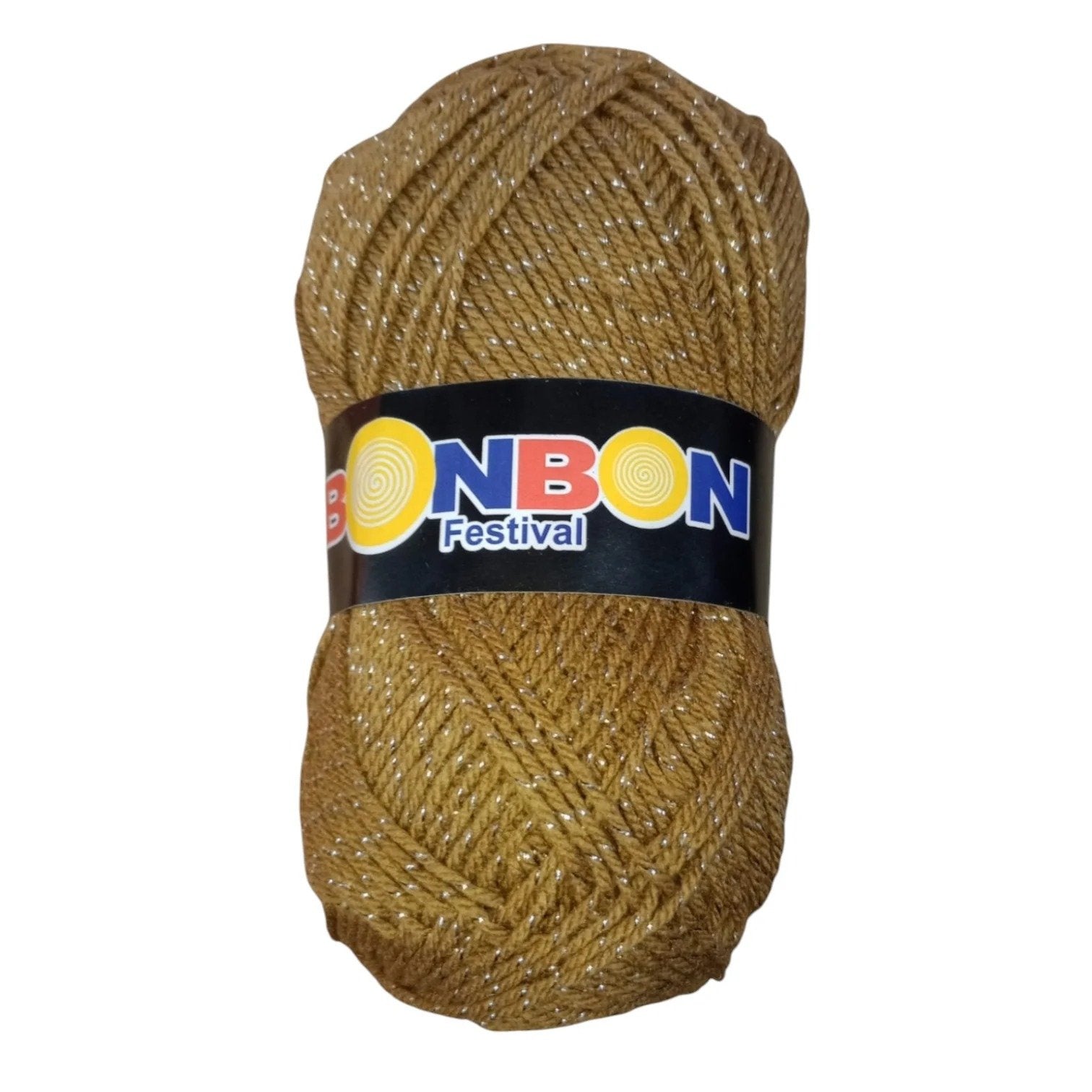 Bonbon Festival Tilla Wool Yarn – 90% Acrylic + 10% Sparkle, 70–80g Ball