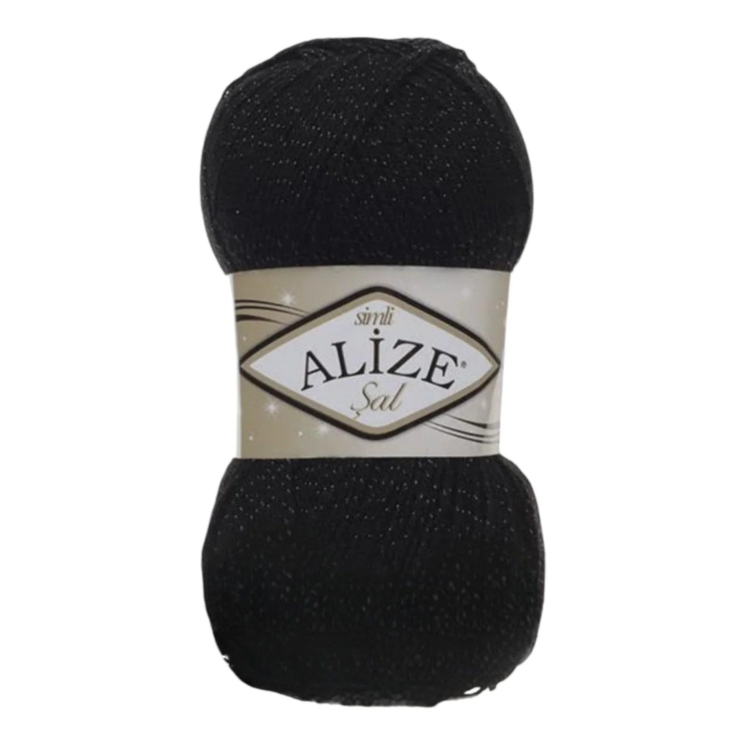 Alize Simli Sal Wool Yarn – 95% Acrylic, 5% Metallic | 100g Ball
