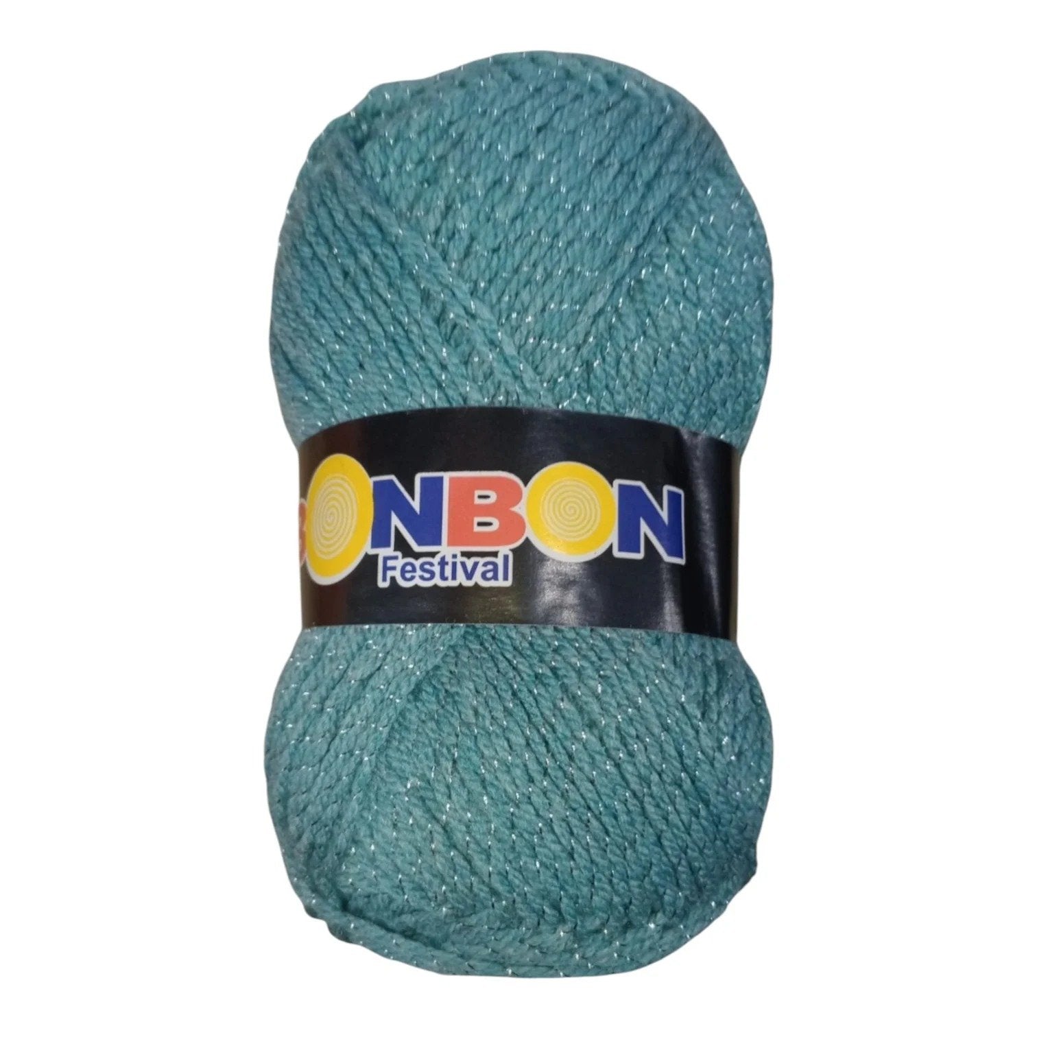 Bonbon Festival Tilla Wool Yarn – 90% Acrylic + 10% Sparkle, 70–80g Ball