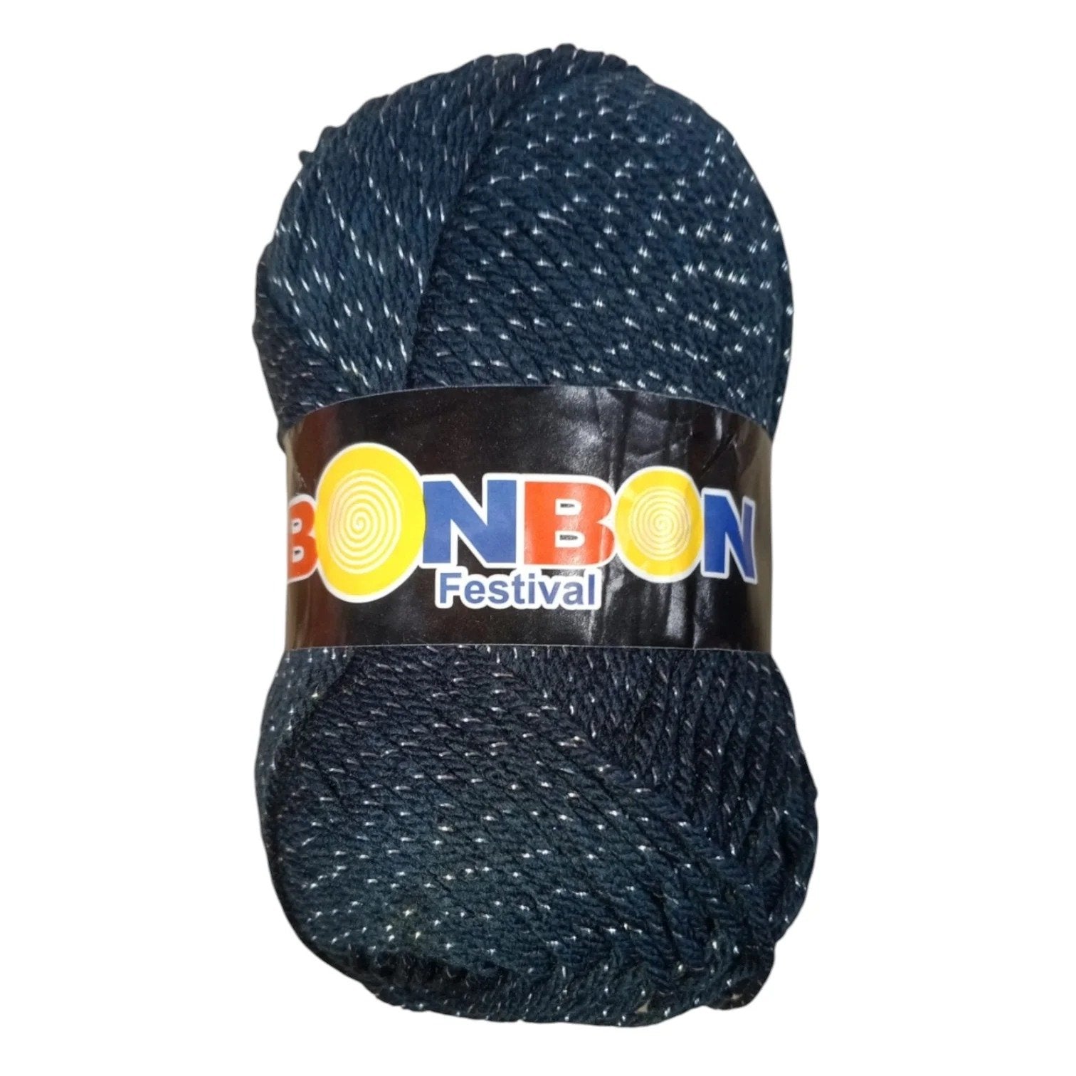 Bonbon Festival Tilla Wool Yarn – 90% Acrylic + 10% Sparkle, 70–80g Ball