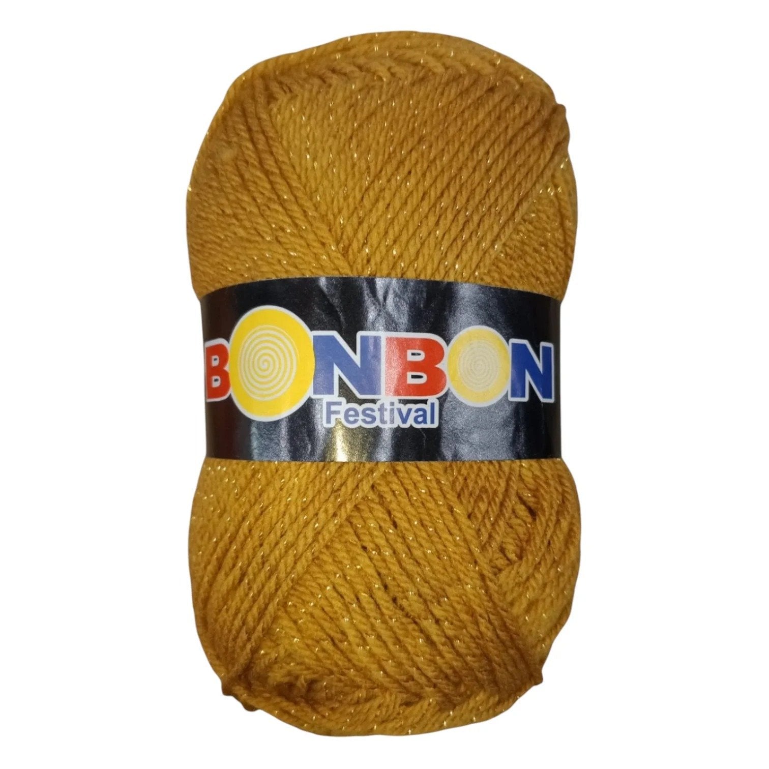 Bonbon Festival Tilla Wool Yarn – 90% Acrylic + 10% Sparkle, 70–80g Ball
