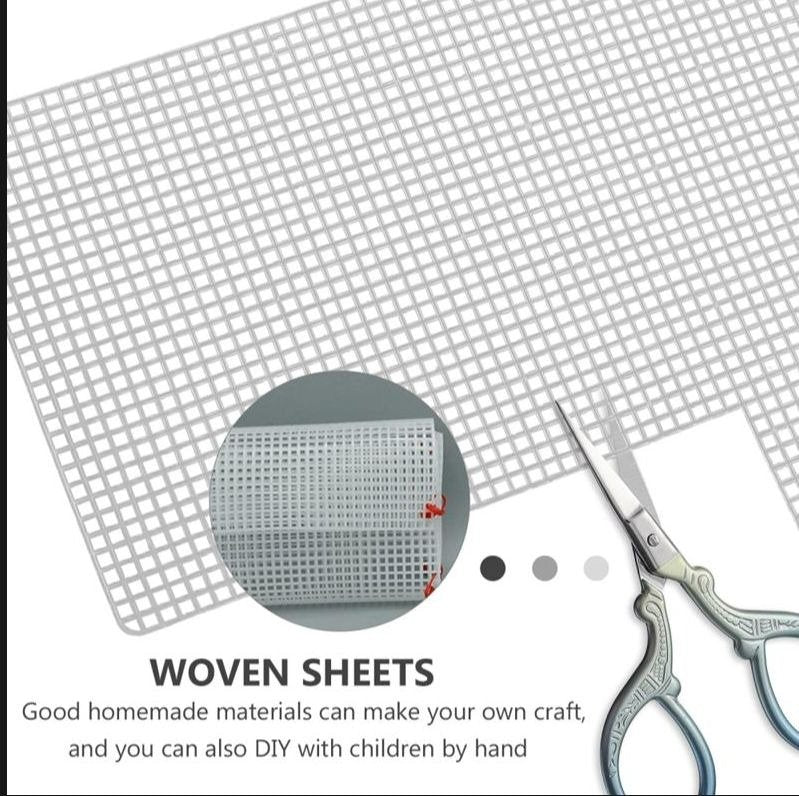 Plastic Canvas Sheet for DIY Bag Crafting