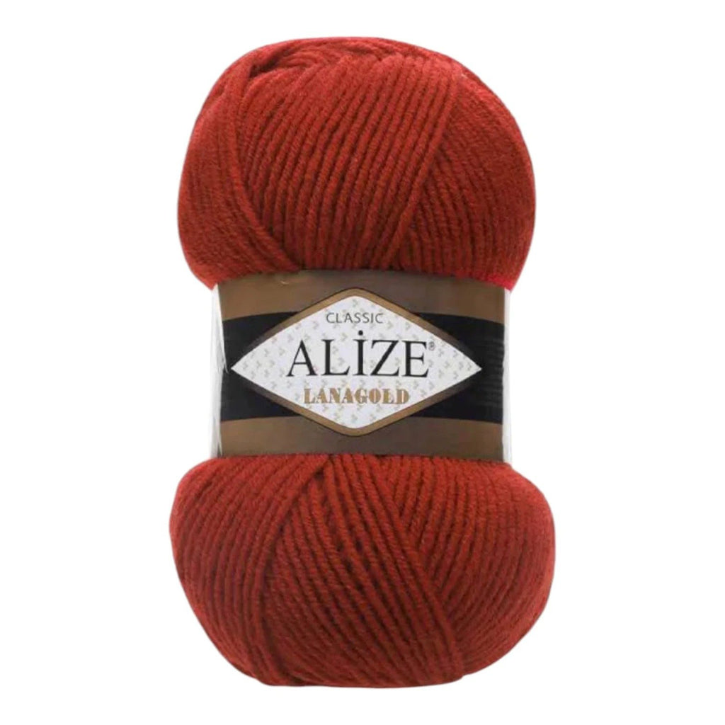 Alize Lanagold Wool Blend Yarn (49% Wool, 51% Acrylic)