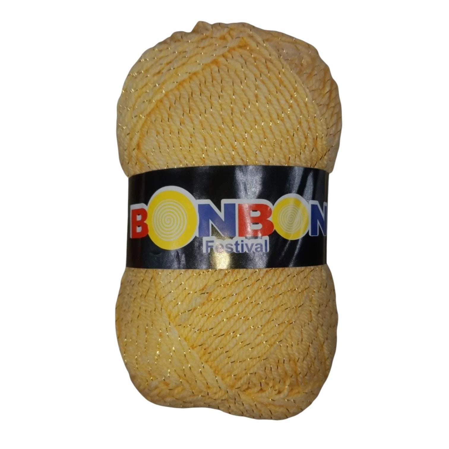 Bonbon Festival Tilla Wool Yarn – 90% Acrylic + 10% Sparkle, 70–80g Ball