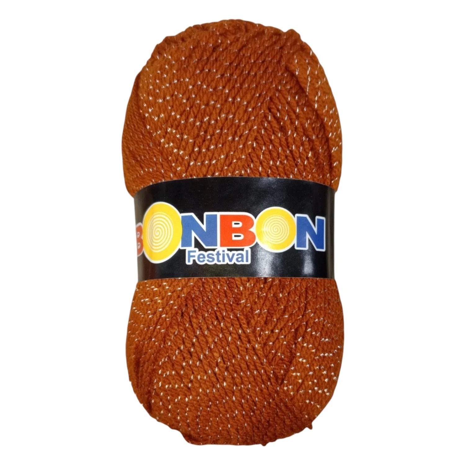 Bonbon Festival Tilla Wool Yarn – 90% Acrylic + 10% Sparkle, 70–80g Ball