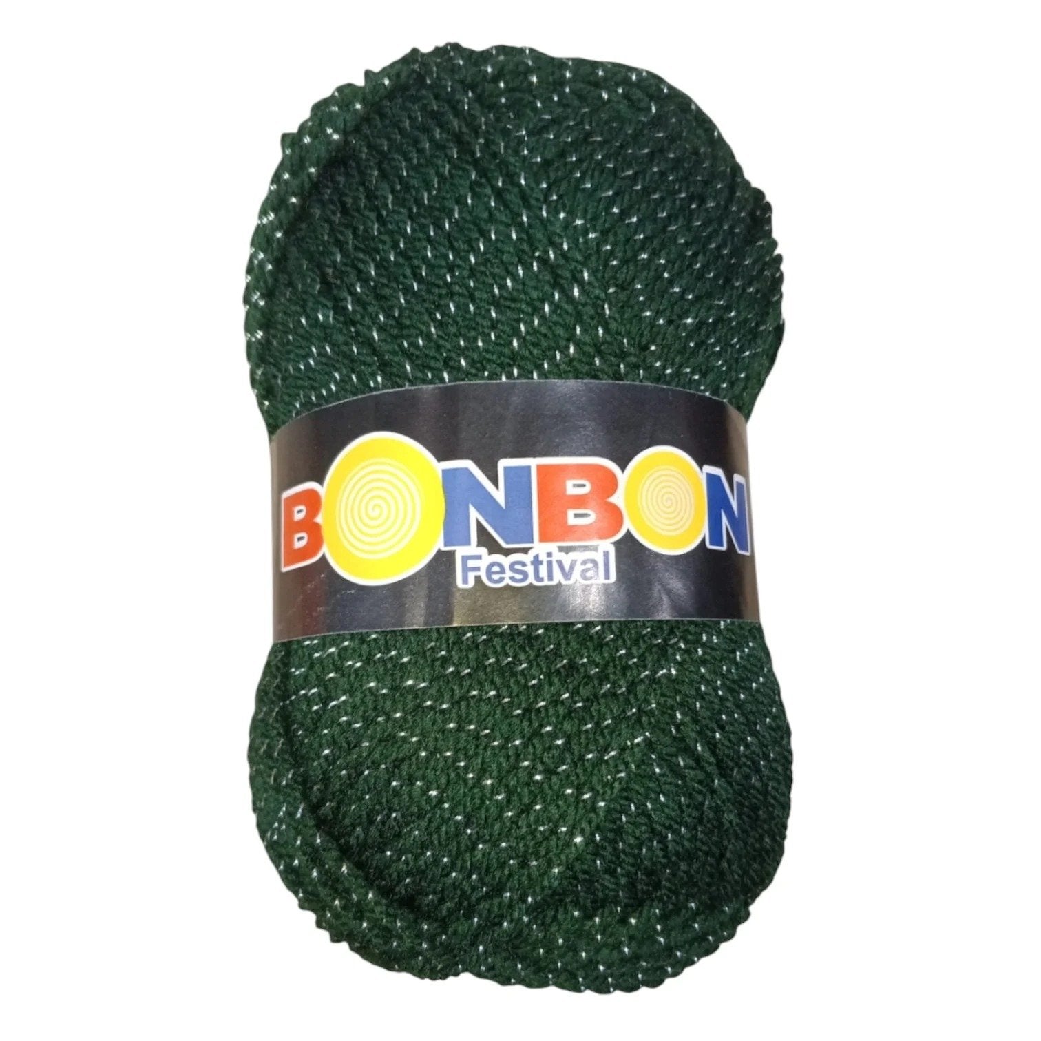 Bonbon Festival Tilla Wool Yarn – 90% Acrylic + 10% Sparkle, 70–80g Ball