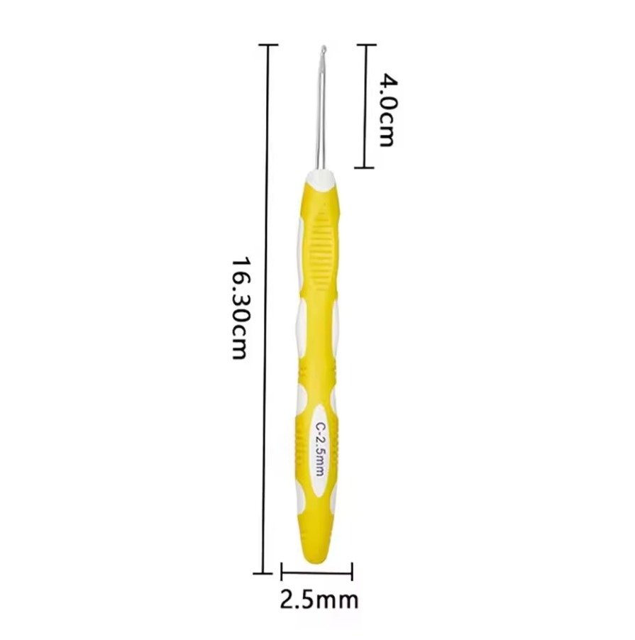 Ergonomic Crochet Hooks | Single or Full 9pc Set