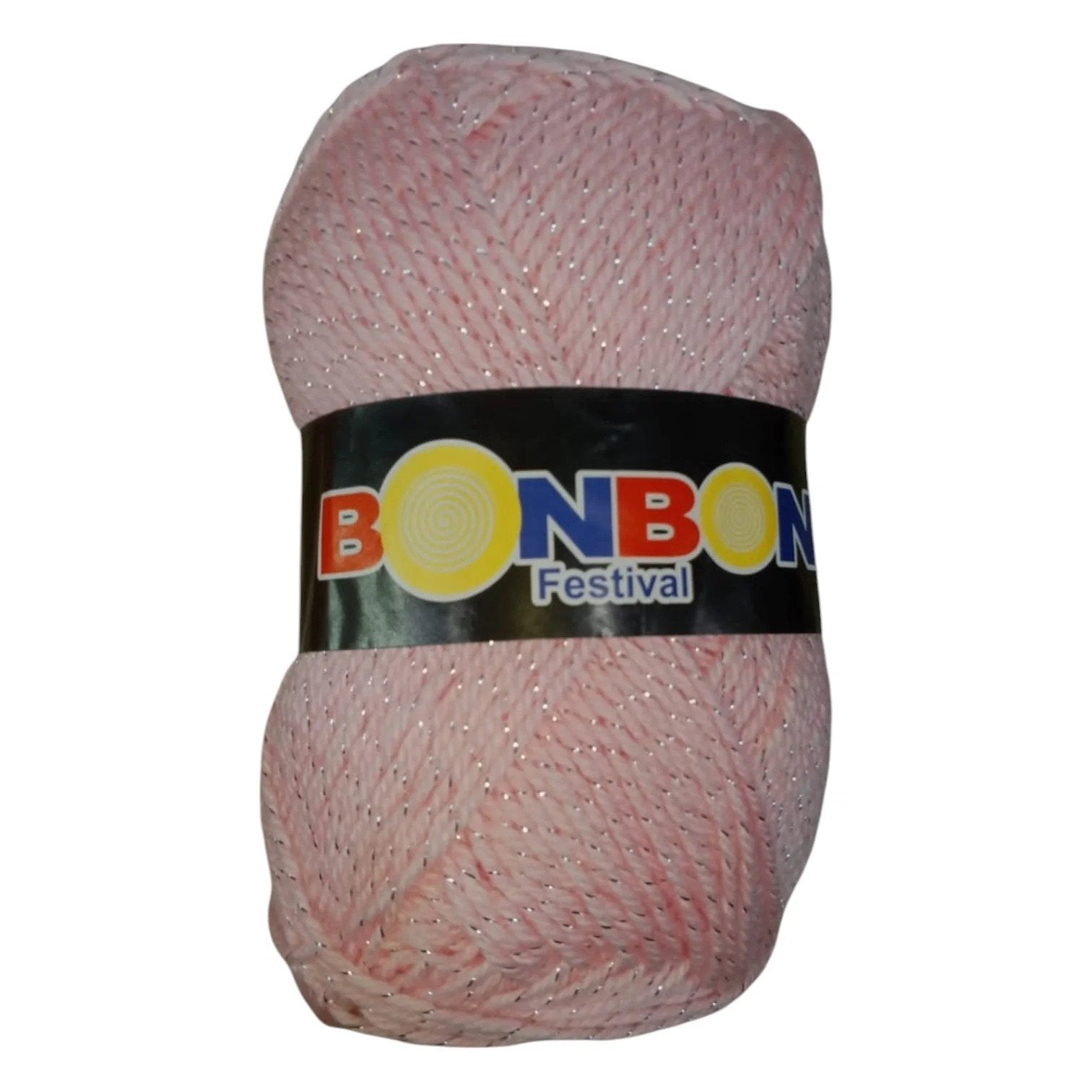 Bonbon Festival Tilla Wool Yarn – 90% Acrylic + 10% Sparkle, 70–80g Ball
