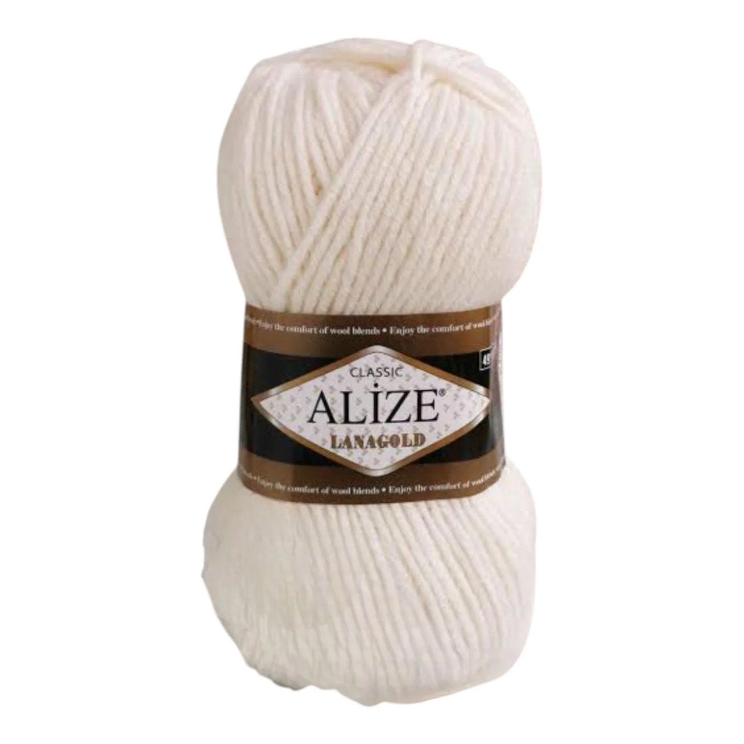 Alize Lanagold Wool Blend Yarn (49% Wool, 51% Acrylic)