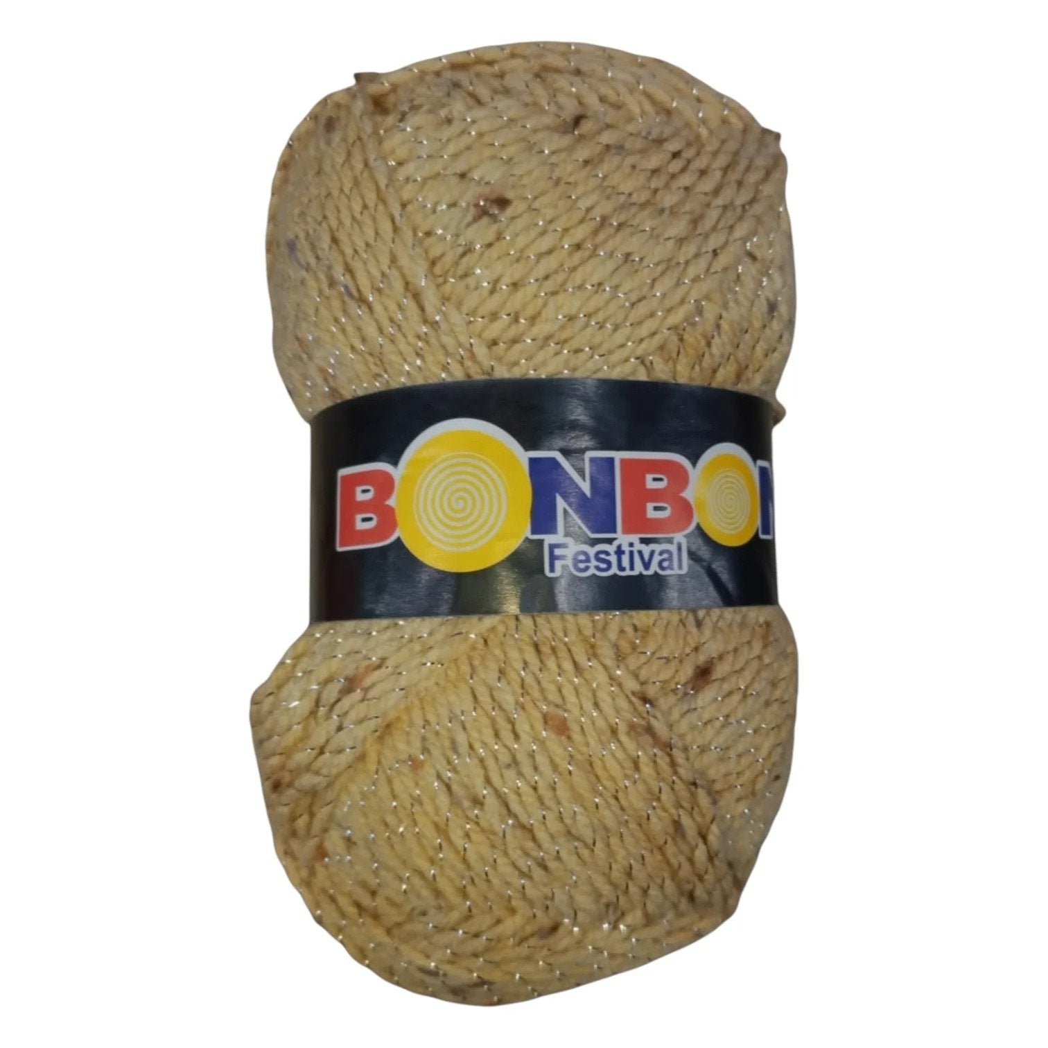 Bonbon Festival Tilla Wool Yarn – 90% Acrylic + 10% Sparkle, 70–80g Ball