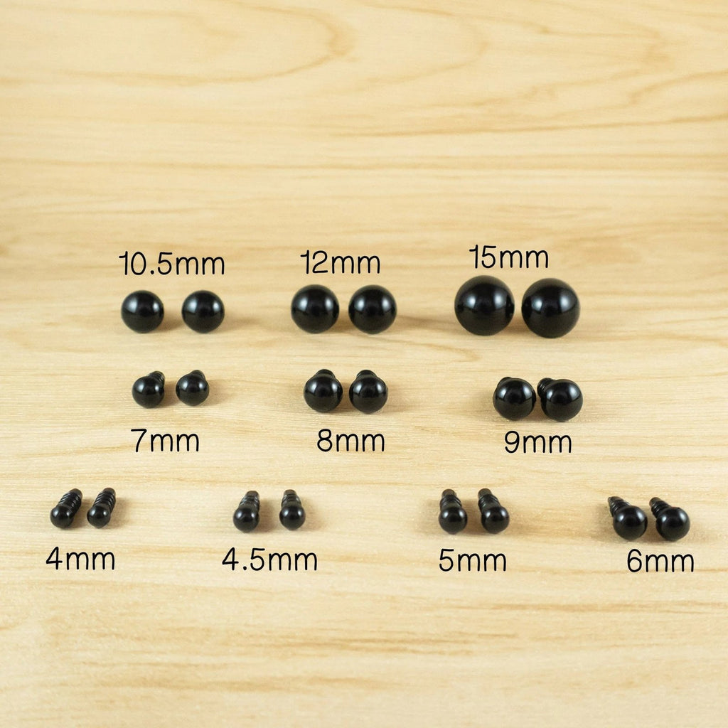 100pcs Safety Eyes Box | Mixed Sizes