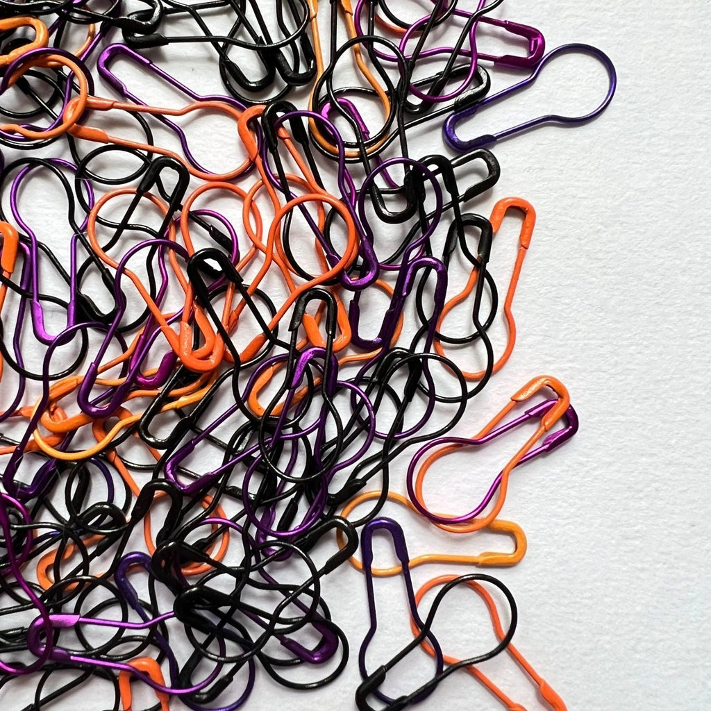 40PCS Crochet Stitch Markers – Colorful Locking Stitch Counters for Crochet & Knitting