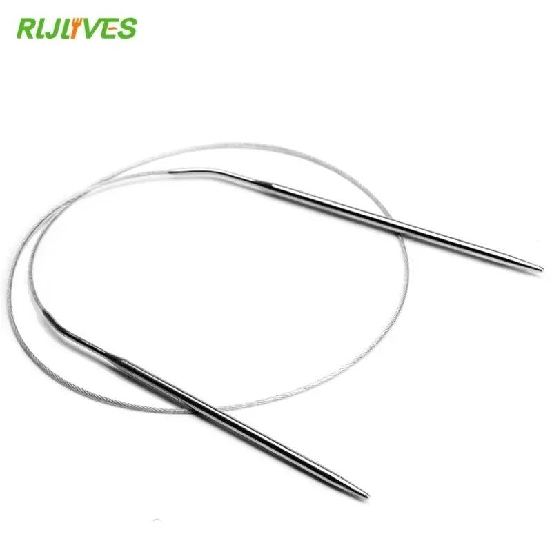 11pcs Circular Knitting Needles Set (80cm) | Stainless Steel