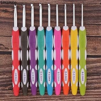 Ergonomic Crochet Hooks | Single or Full 9pc Set