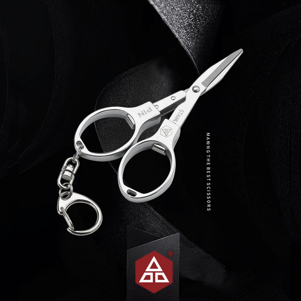 PIN Folding Mini Scissors | Portable Keychain Travel Tool