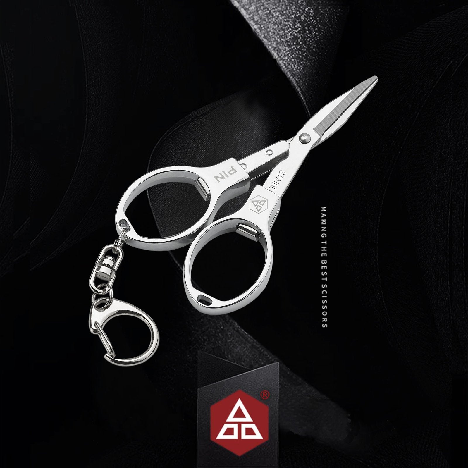 PIN Folding Mini Scissors | Portable Keychain Travel Tool