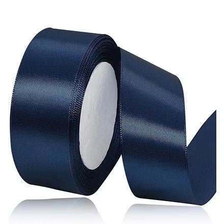 1.5 Inch Silk Ribbon Roll – Satin Finish for Crafts & Decoration