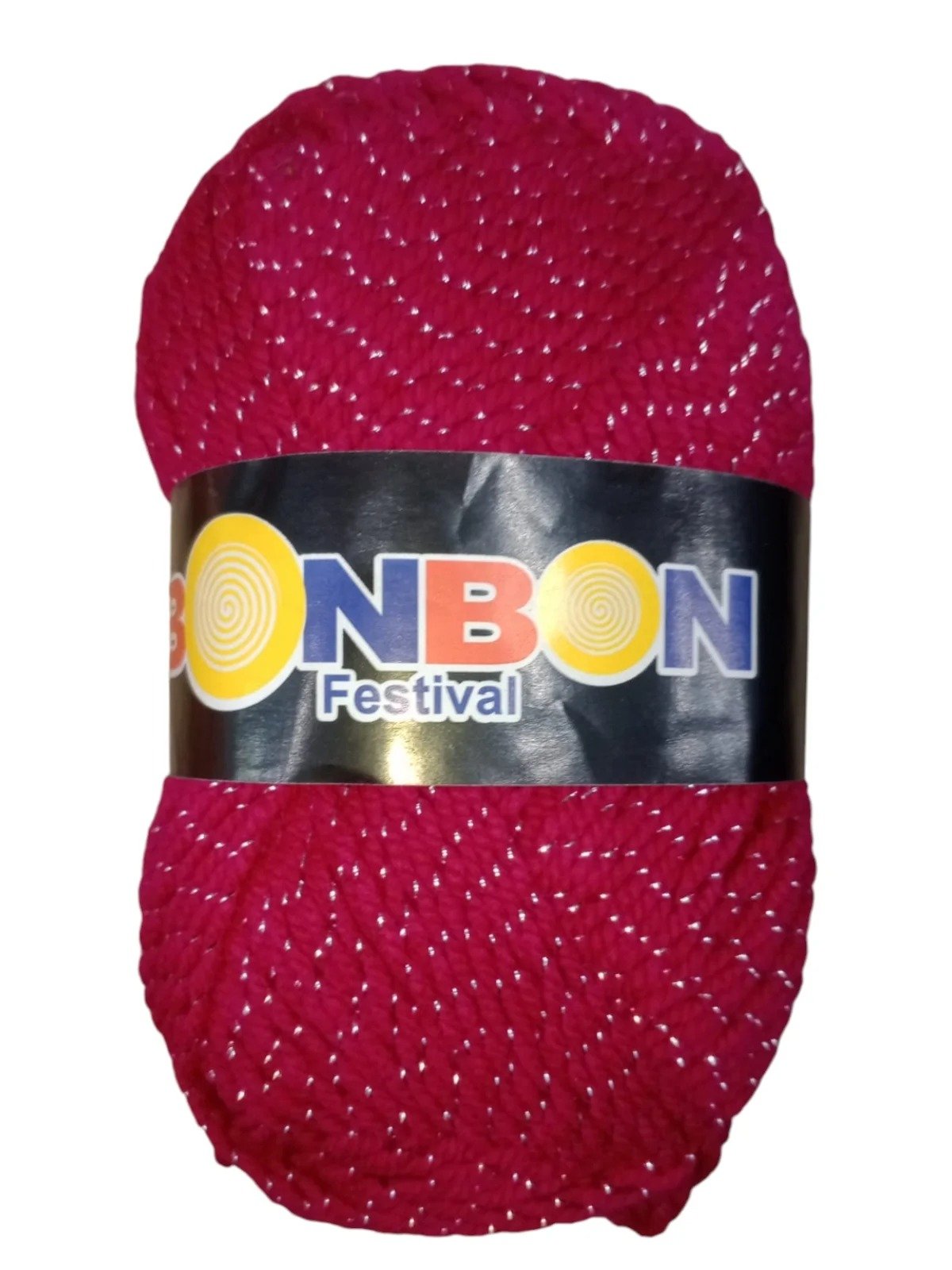Bonbon Festival Tilla Wool Yarn – 90% Acrylic + 10% Sparkle, 70–80g Ball