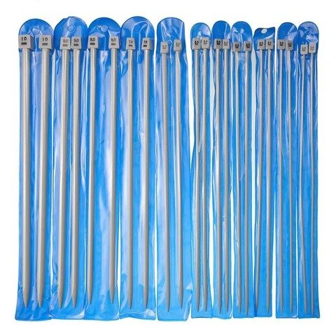Premium Stainless Steel Knitting Needles