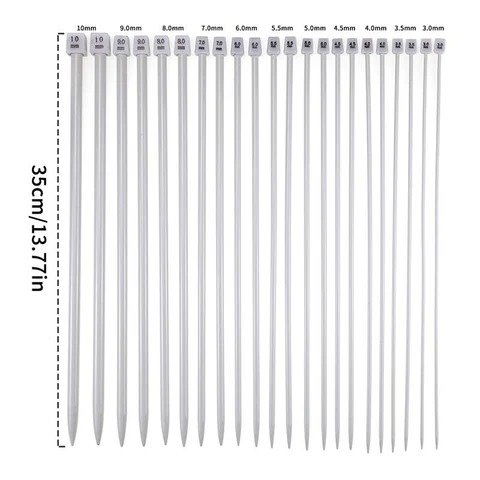 Premium Stainless Steel Knitting Needles