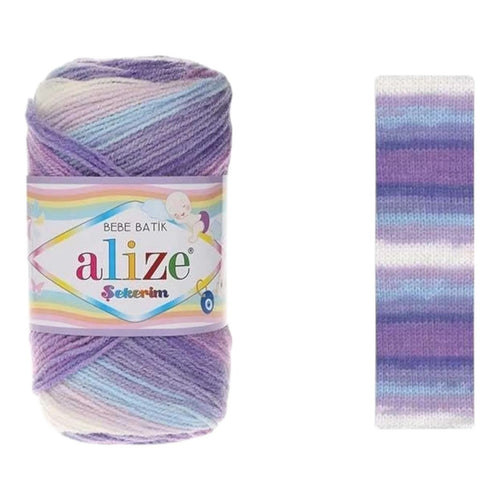 Alize Sekerim Bebe Batik Yarn – 100% Premium Acrylic