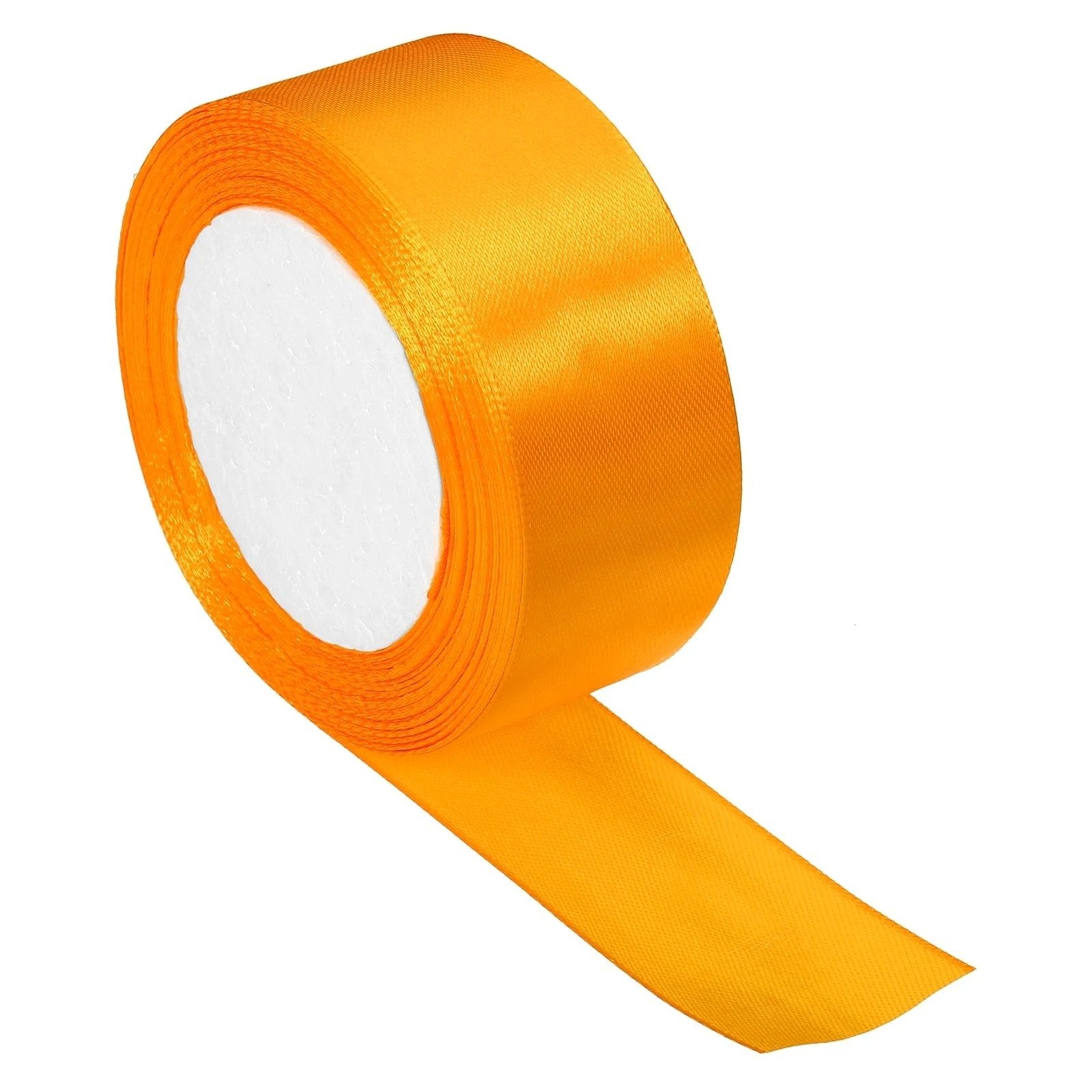 1 Inch Silk Ribbon Roll – Satin Finish for Crafts & Decoration