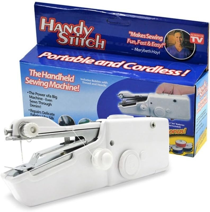 Portable Mini Sewing Machine | Cordless, Handheld for DIY