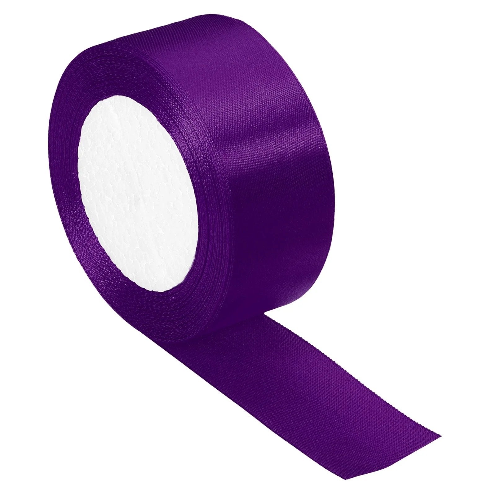 1.5 Inch Silk Ribbon Roll – Satin Finish for Crafts & Decoration