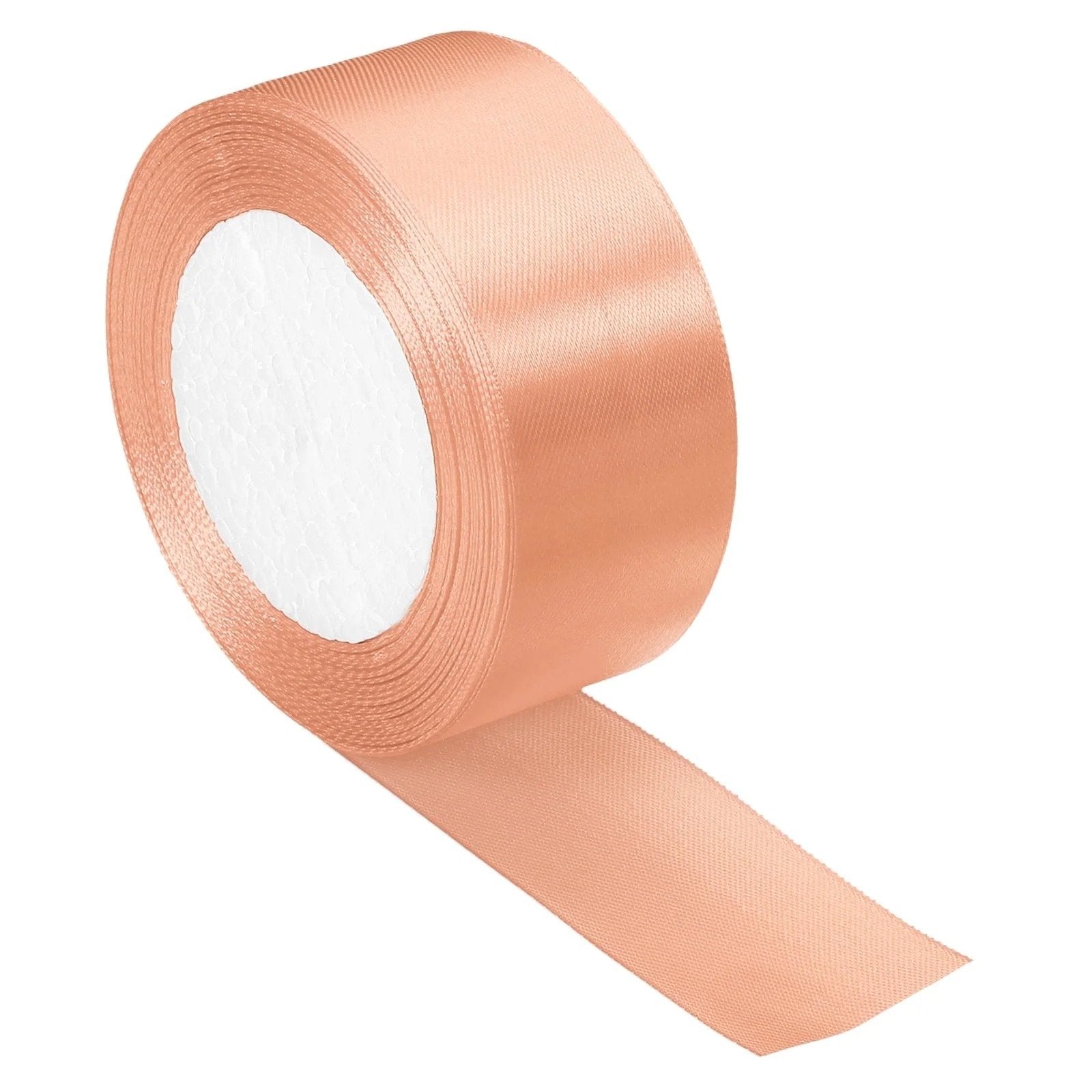 1 Inch Silk Ribbon Roll – Satin Finish for Crafts & Decoration